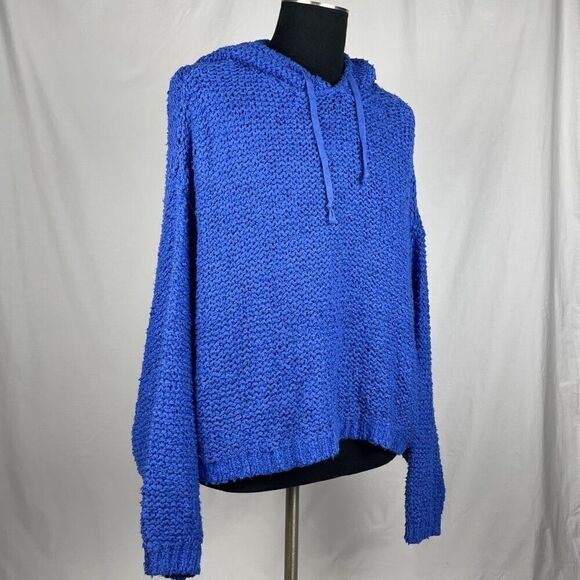 Pilcro Anthropologie Chuncky Knit Crop Sailcloth Hoodie - Women’s 2X - Picture 4 of 8